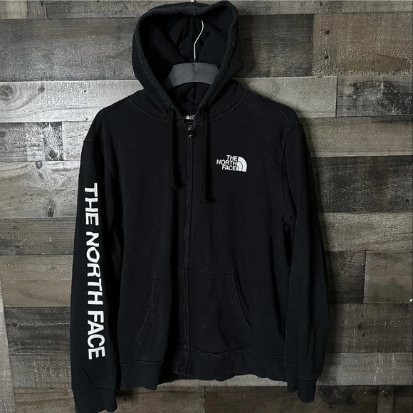 SOLD The North Face Logo Full Zip Hoodie XL - Picture 1 of 2
